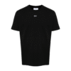 OFF-WHT T-shirt Embroidered Logo Print Black