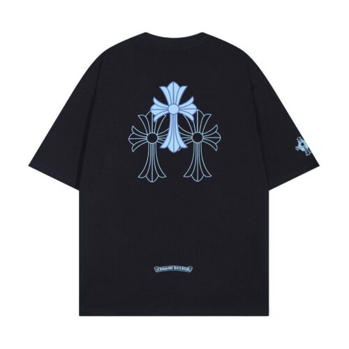 CHRM HRTS T-Shirt Triple Cross Logo Black