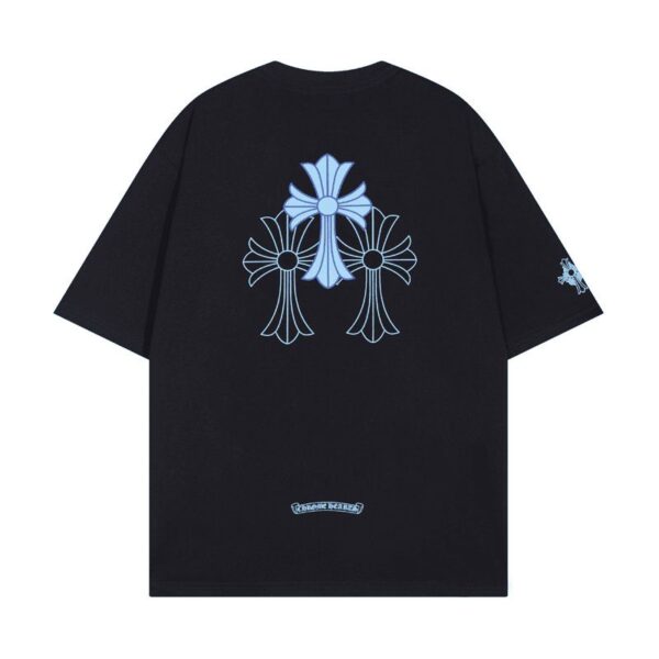 CHRM HRTS T-Shirt Triple Cross Logo Black