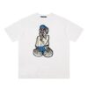 LV T-shirt Cartoon Embroidery