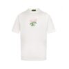 LV T-shirt White Floral Logo