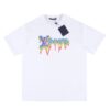 LV T-Shirt Drip Print White