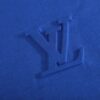 LV T-shirt Blue Embroidered Logo