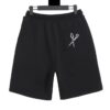 LV Shorts Black Embroidered Tools