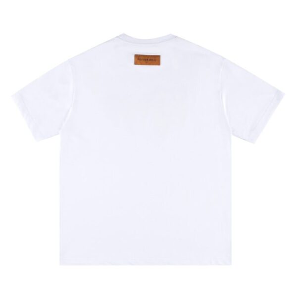 LV T-Shirt Drip Print White