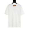 LV T-shirt White Embroidered Logo