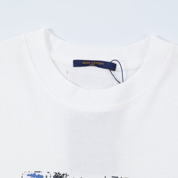 LV T-Shirt Paint-Splatter White