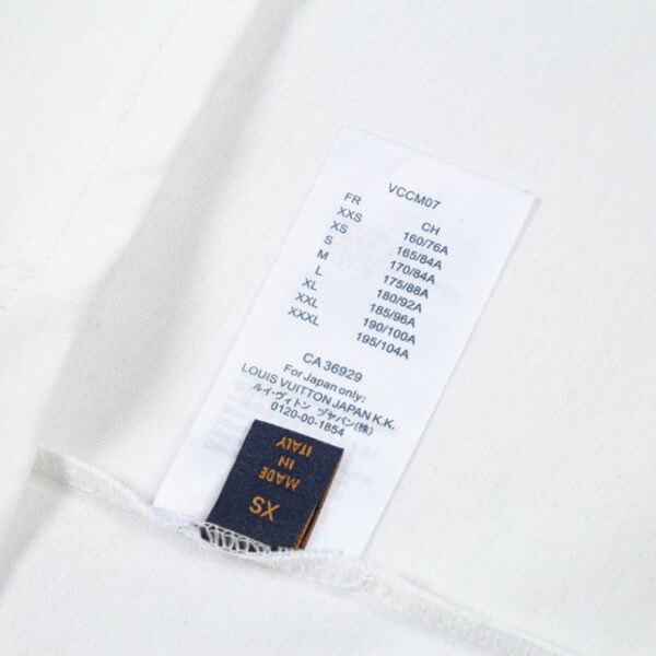 LV T-shirt White Instrument Graphic