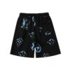 LV Shorts Black Splatter Monogram