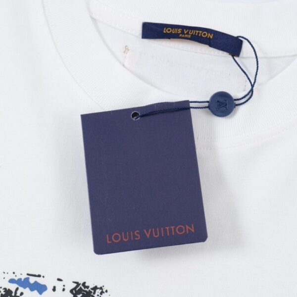 LV T-Shirt Paint-Splatter White