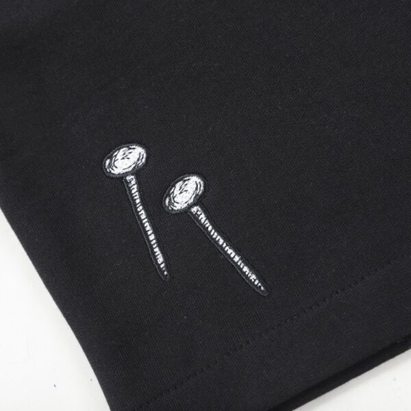 LV Shorts Black Embroidered Tools