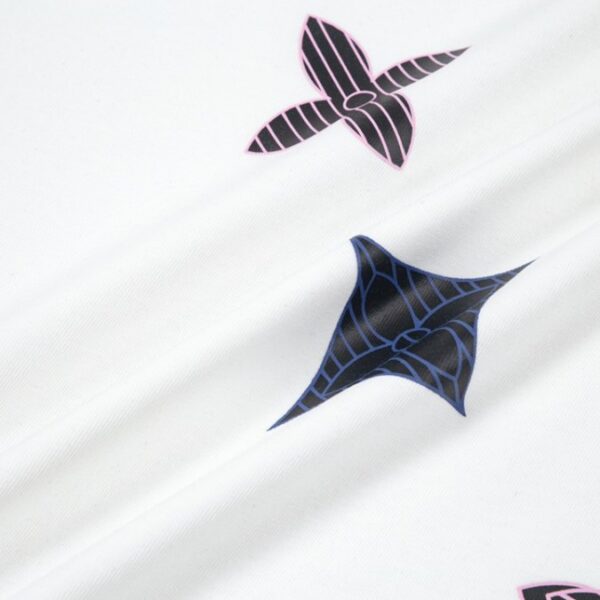 LV T-shirt White Yellow Monogram