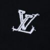 LV T-shirt Black White Logo