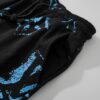 LV Shorts Black Splatter Monogram