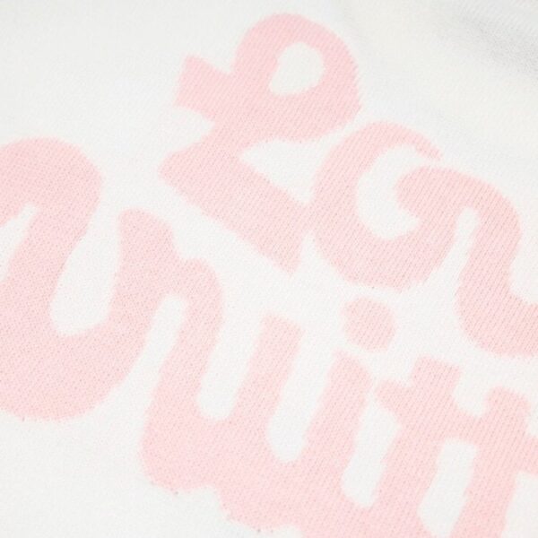 LV T-shirt White Floral Logo