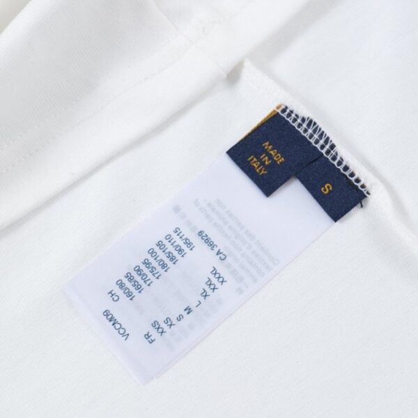 LV T-shirt White Monogram Logo
