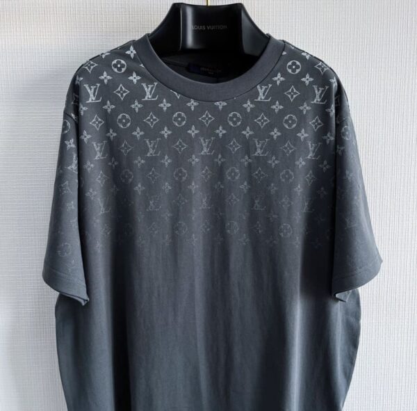 LV T-shirt Gradient Cotton Grey