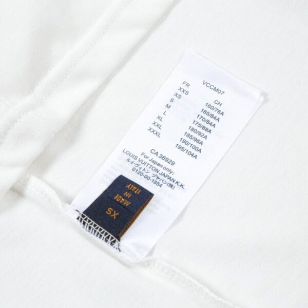 LV T-shirt White Yellow Monogram