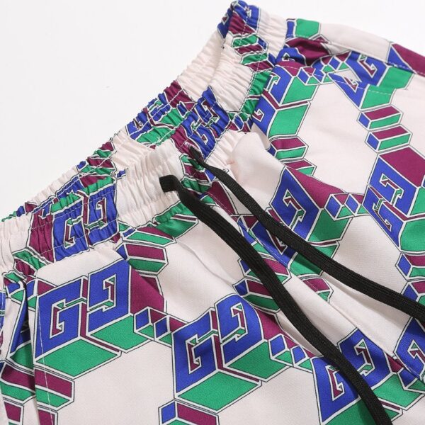 GG Shorts Multicolor GG Pattern Drawstring
