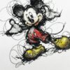 BLNCG T-shirt Mickey Mouse Print