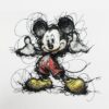 BLNCG T-shirt Mickey Mouse Print