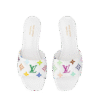 LV -TM 6AM Flat Mule White