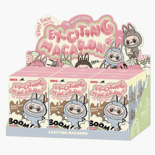POP MART THE MONSTERS LABUBU TASTY MACARONS VINYL FACE BLIND BOX WHOLE SET (6 BLIND BOXES)