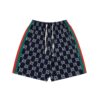 GG Shorts Monogram Stripe Navy