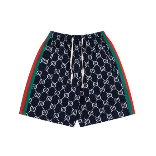 GG Shorts Monogram Stripe Navy