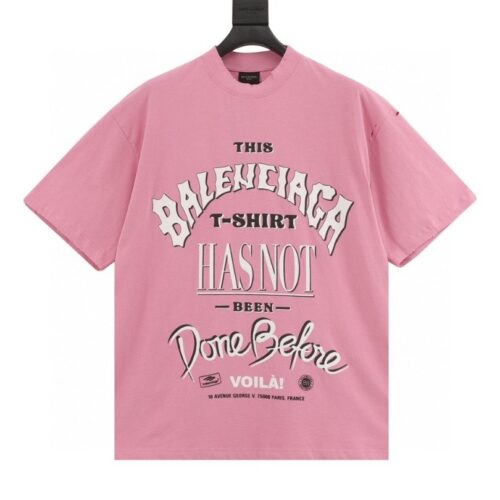BLNCG T-shirt Graphic Slogan Distressed Pink