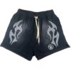 HLSTR Flame Shorts Black