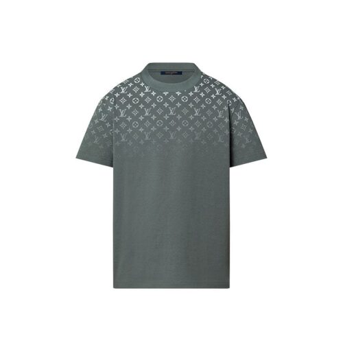 LV T-shirt Gradient Cotton Grey
