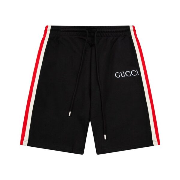 GG Shorts Stripe Logo Black