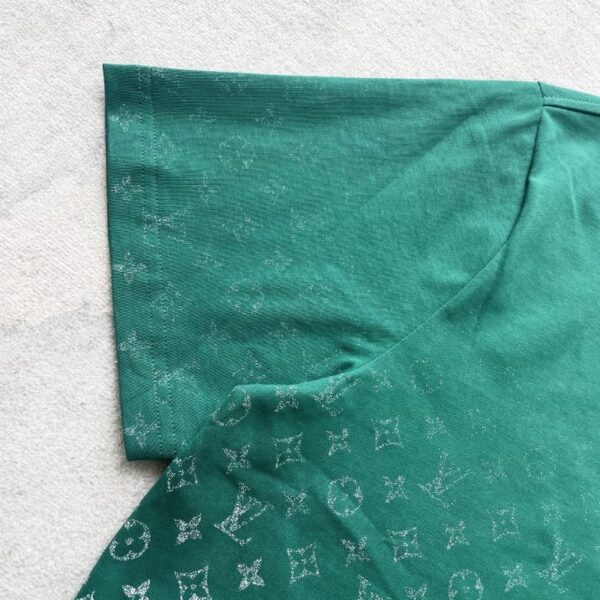 LV T-shirt SE Monogram Gradient Green
