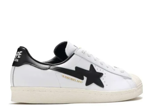 ADIDAS SUPERSTAR BAPE ‘WHITE BLACK’