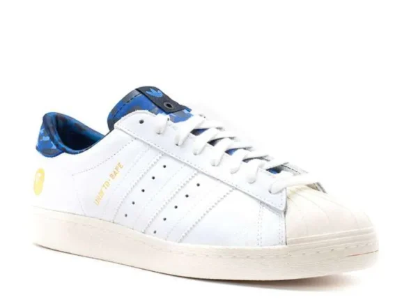 ADIDAS SUPERSTAR ‘BAPE WHITE BLUE’