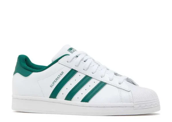 ADIDAS SUPERSTAR ‘WHTIE COLLEGIATE GREEN’