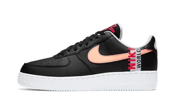 AF1 Pack Black Flash Crimson