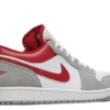 AIR JORDAN 1 LOW ‘LIGHT SMOKE GREY GYM RED’