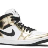 AIR JORDAN 1 MID ‘METALLIC GOLD’