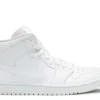 AIR JORDAN 1 MID ‘TRIPLE WHITE’