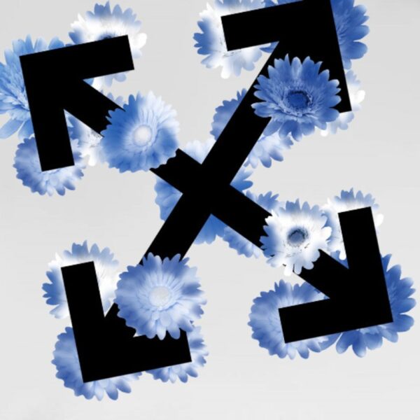 OFF-WHT T-shirt Floral Arrows Graphic