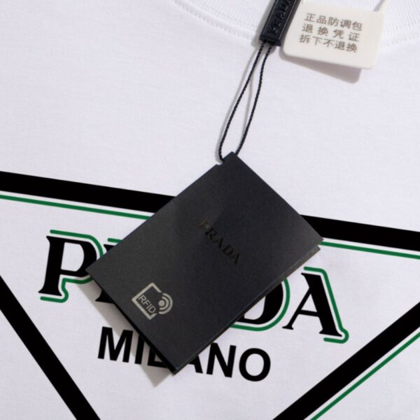 PRD T-shirt Milano Triangle Logo White