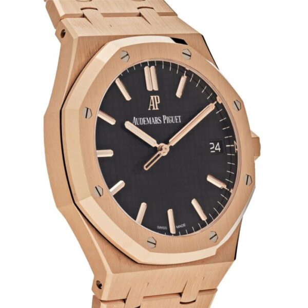 AP Royal Oak 15500OR.OO.1220OR.01 Selfwinding Rose Gold Black Dial