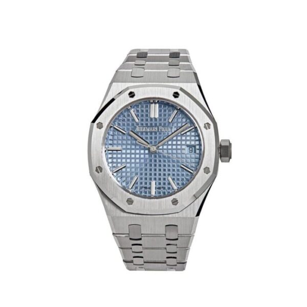 AP Royal Oak 15550ST.OO.1356ST.08 Steel Ice Blue Dial