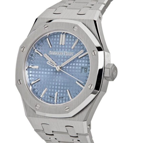 AP Royal Oak 15550ST.OO.1356ST.08 Steel Ice Blue Dial