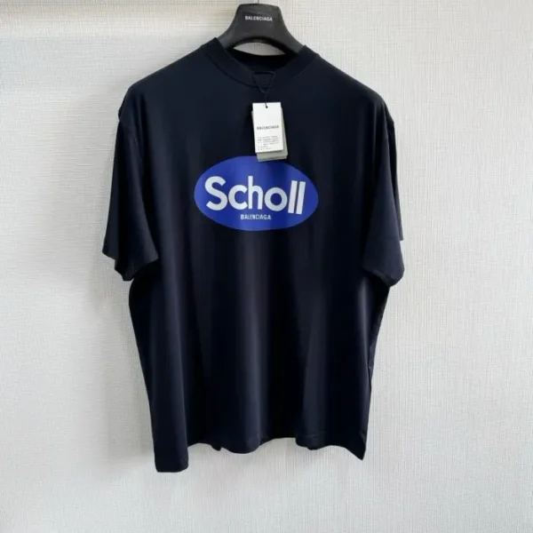 Balenciaga Balenciaga 25fw Scholl Monogram T-Shirt Black – DeluxeSide