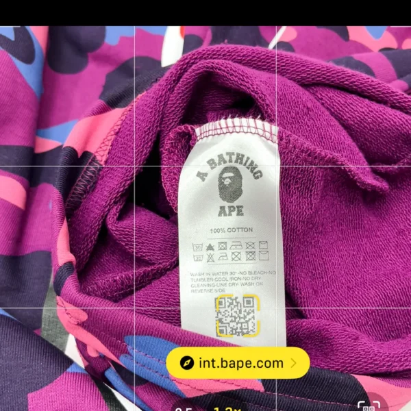 BP Shorts Camo Shark Shorts Purple