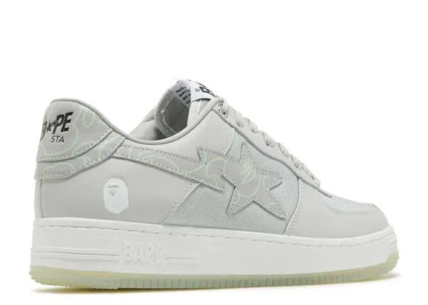 BAPESTA ‘TEXT CODE CAMO GREY’