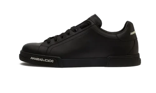 Calfskin nappa Portofino sneakers Black